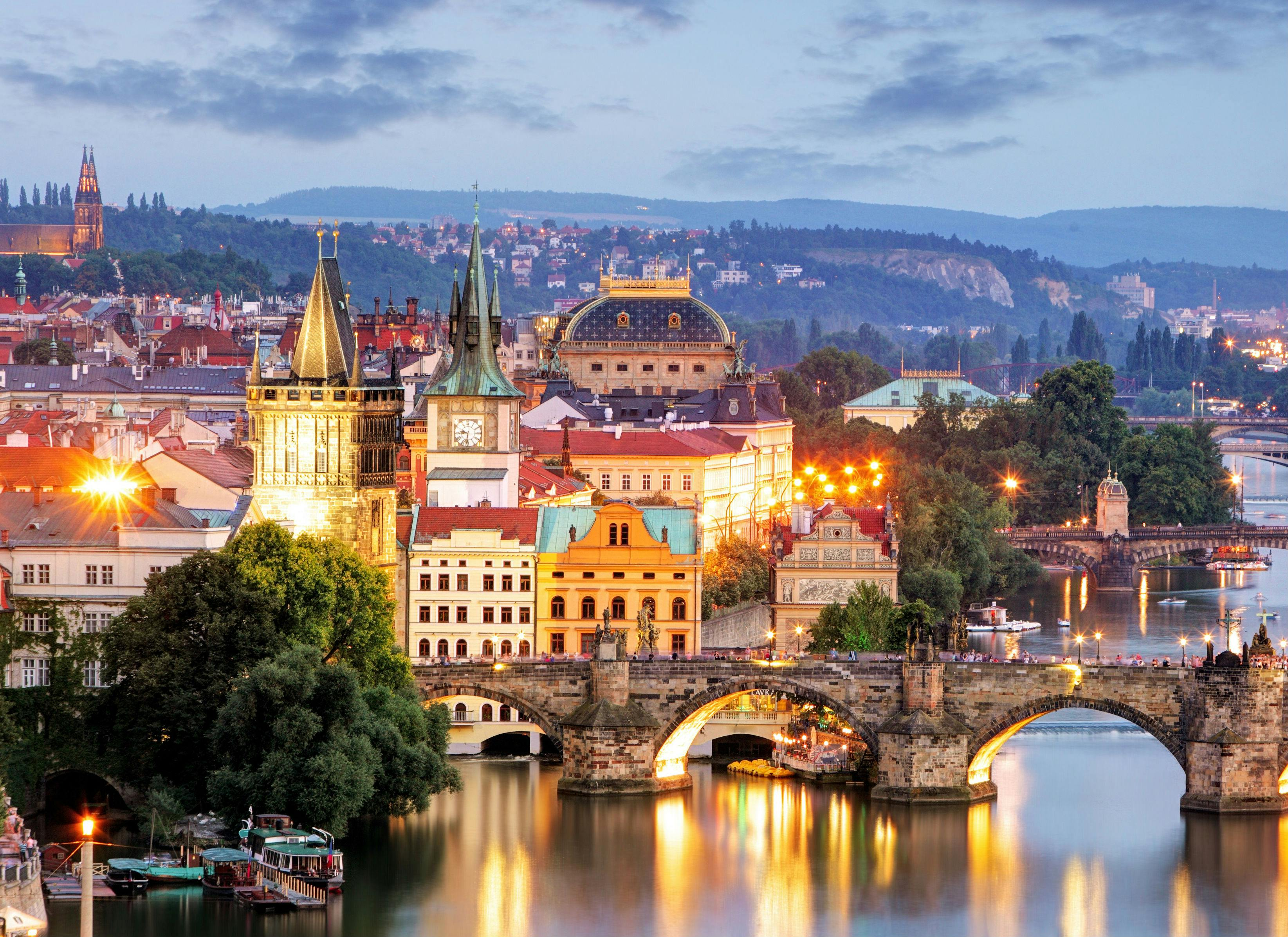 Prague: Old Town Bridge Tower & Evening Tour - Photo 1 of 6